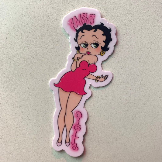 Y2K Betty Logo Stickers