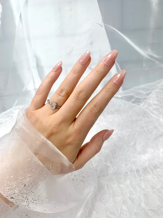 Full Set: Glitter Nude