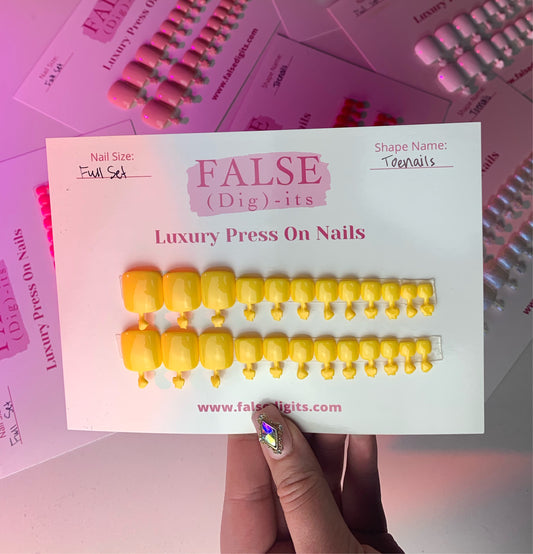 Full Set: Sunny Toenails