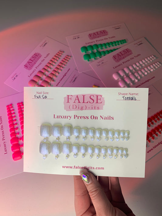 Full Set: Seashell Toenails