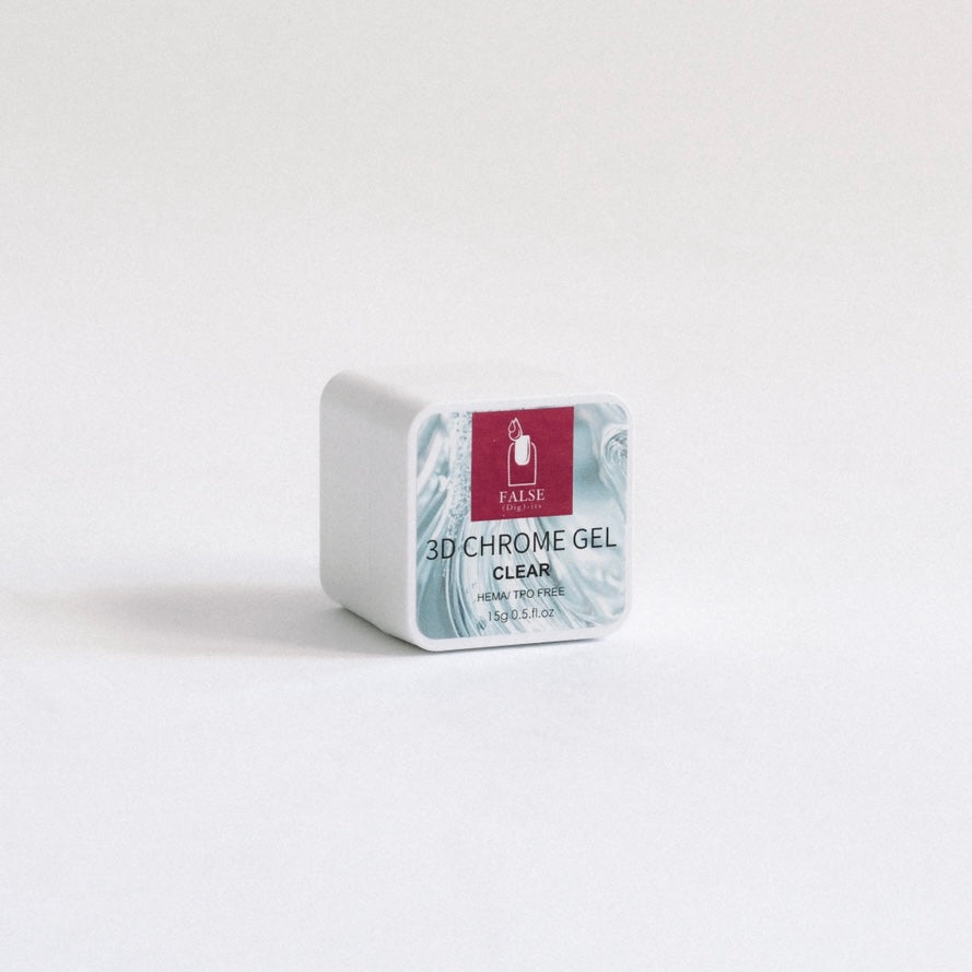 BUNDLE: 3D Chrome Gel- Clear & Black (Textured)